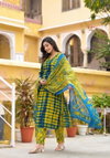 122 By Dhruvi Printed Cotton Kurti With Bottom Dupatta Wholesale Price In Surat

